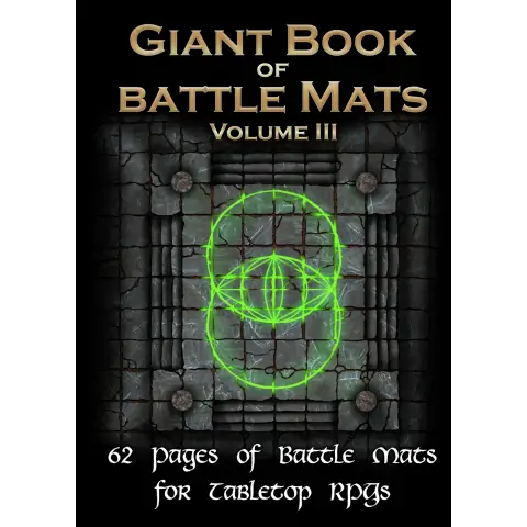 Loke Battle Mats: The Giant Book of Battle Mats Volume III (16.5x12", A3, 62 pages),RPG (D&D и др.) / D&D аксесоари