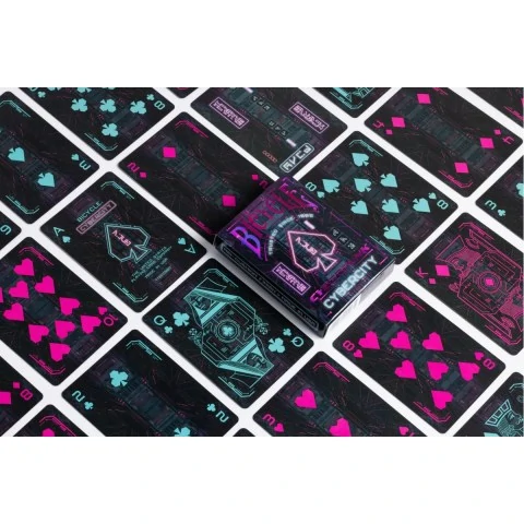 Bicycle Cyberpunk Cybercity Playing Cards Deck - карти за игра вКарти за игра