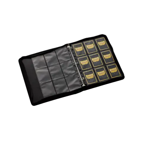 Dragon Shield Zipster Regular - Ashen White - папка за страници за карти вАксесоари Dragon Shield
