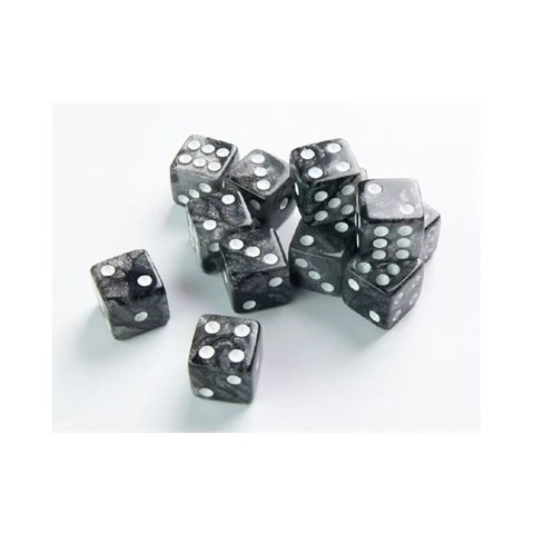 Gamegenic - Galaxy Series - Moon - D6 Dice Set 16 mm (12 pcs) - комплект зарове,Подаръци / образователни / Подаръчни зарове