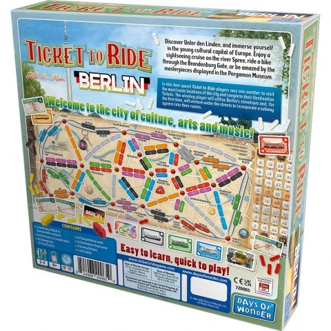 Ticket To Ride: Berlin (2023) - настолна игра,DOW720065