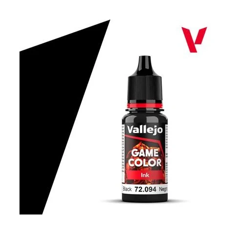 Vallejo New Game Color Ink - Black вGame Color Inks