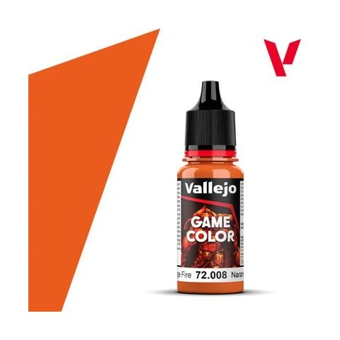 Vallejo New Game Color Orange Fire вVallejo Game Color