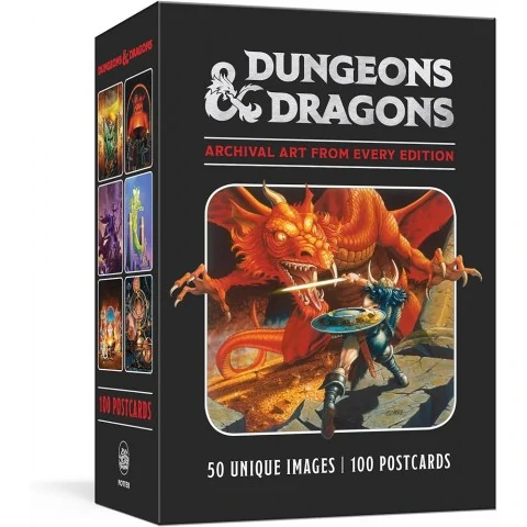Dungeons & Dragons: 100 Postcards Archival Art from Every D&D Edition вобразователни
