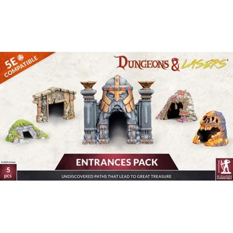 Dungeons & Lasers: Entrances Pack,RPG (D&D и др.) / D&D Миниатюри
