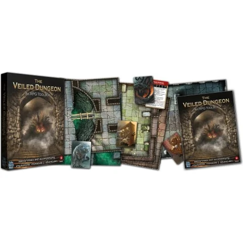 Loke Battle Mats: Veiled Dungeon - RPG Toolbox,RPG (D&D и др.) / D&D 5E & 2024 Книги / D&D 5E приключения