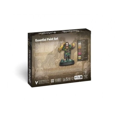 Vallejo - Game Color / 12 colors + figure - Essential Paint Set by Squidmar Miniatures 18 ml в Vallejo Game Color