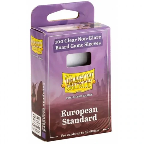Dragon Shield Board Game Sleeves - European Standard Non-Glare 59x92 mm (100 Sleeves) в Standard Euro (59x92 мм)