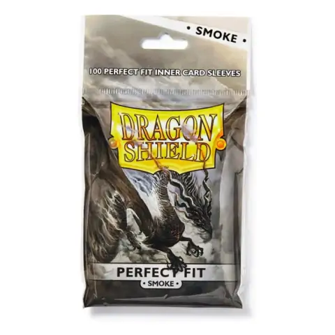 Dragon Shield Standard Inner Sleeves - Perfect Fit Smoke в Прозрачни Standard протектори