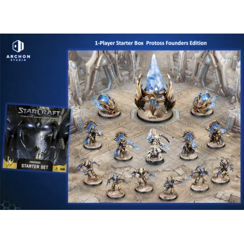 StarCraft The Miniatures Game - Protoss Starter Set Founders Edition