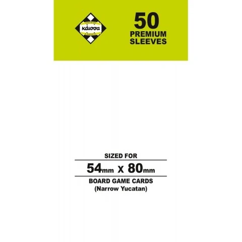 Kaissa Premium Narrow Yucatan Sleeves 54x80mm 50ct в Други размери