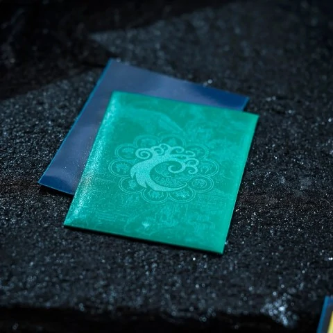 Dragon Shield Standard size License Sleeves - Magic: The Gathering Guildpact Series - Simic Combine - Matte Dual Art Sleeves 1