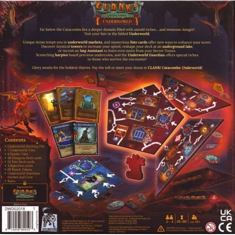 Clank!: Catacombs Underworld Expansion (English edition, 2025),DWD02018