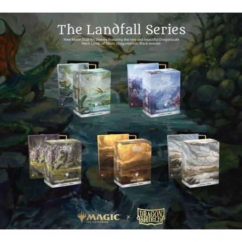 Dragon Shield Standard size License Sleeves - Landfall Series - Marsh Flats (100 Sleeves) в Аксесоари Dragon Shield
