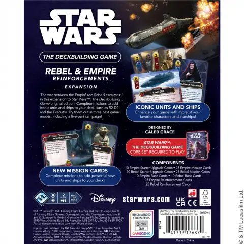 Star Wars: The Deckbuilding Game Rebel & Empire Reinforcements (2026) в Star Wars DBG