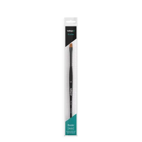 Vallejo Blender Brush - Flat Angled Synthetic Brush (Medium) в Vallejo Paint Brushes