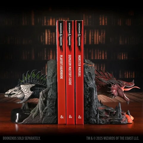 Dungeons & Dragons - Bookends - Black Dragon в STEM