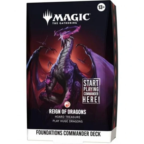 MTG: Foundations Starter Commander Deck - Reign of Dragons (Magic: the Gathering 2026) в Commander