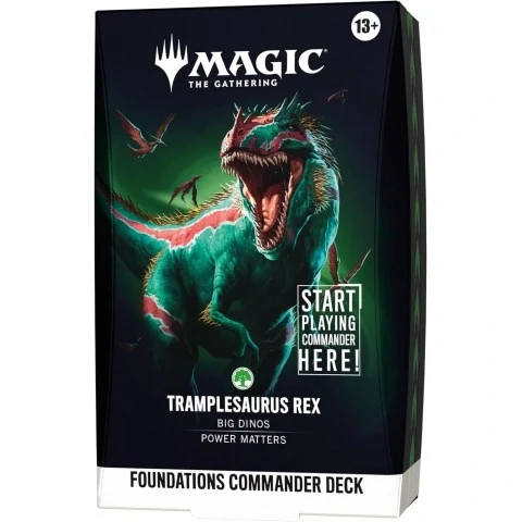 MTG: Foundations Starter Commander Deck - Tramplesaurus Rex (Magic: the Gathering 2026) в Commander