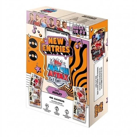 Topps Match Attax UCC 2026/27 - Mega Tin 2 (New Entries) в Match Attax