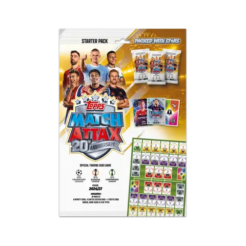 Topps Match Attax UCC 2026/27 - Online Exclusive Starter Pack - карти с футболисти в Match Attax